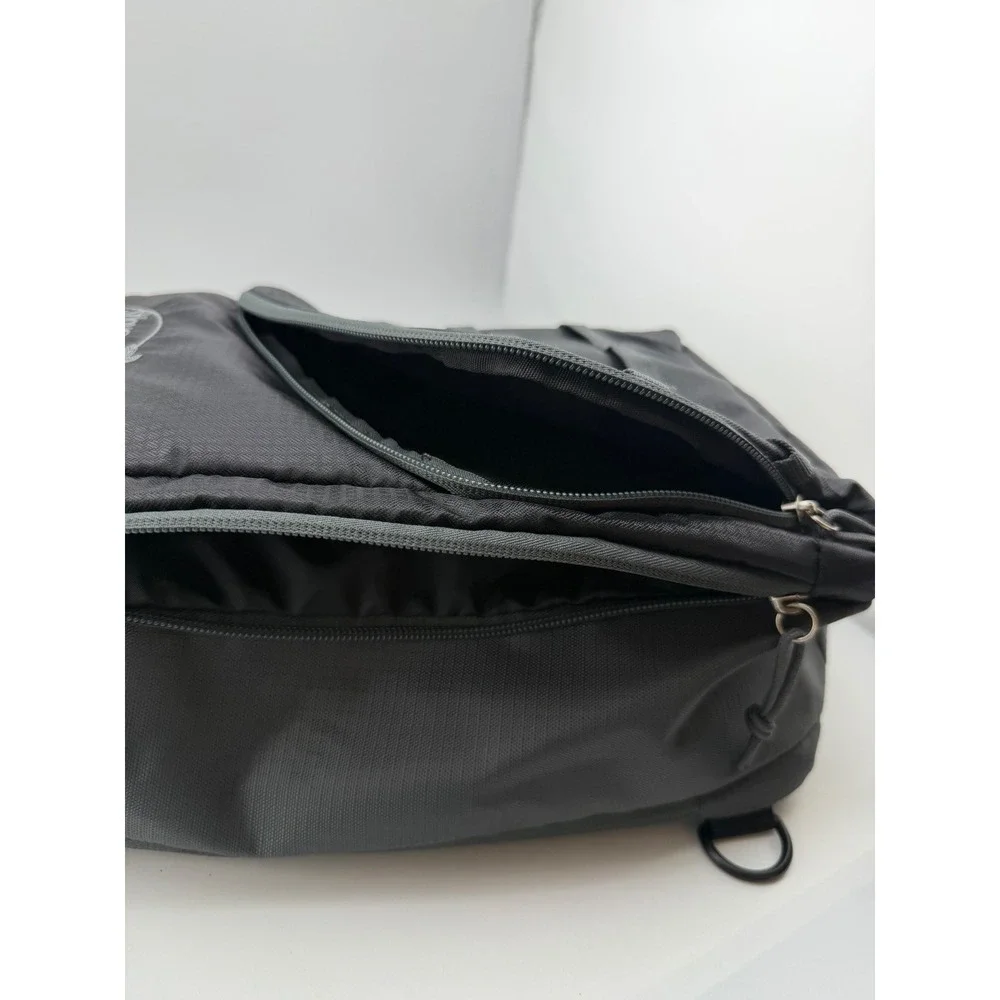 Bass Pro Shops Johnny Morris Sling Pack Backpack Charcoal Gray Black NWT